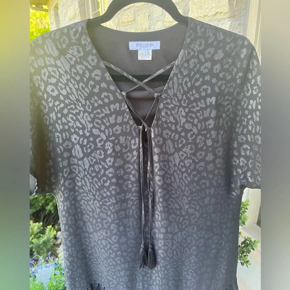 GREAT PLAINS London Minnesota Leopard Print Dress Tunic 4 Like New - Picture 2 of 15